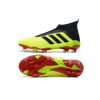 Adidas Predator FG Mujer Amarillo Negro